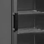 TEFCOLD - Congélateur vitré noir 1 porte 270 L