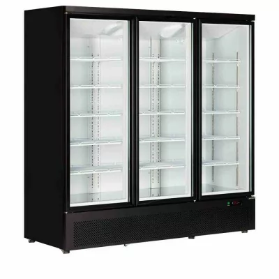 TEFCOLD - Armoire à froid négatif noire ventilée 3 portes 1090 L