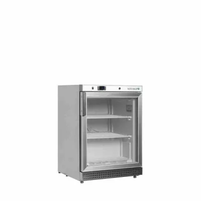 TEFCOLD - Congélateur vertical de vitrine inox statique 1 porte 120 L