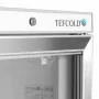 TEFCOLD - Congélateur vertical de vitrine inox statique 1 porte 340 L