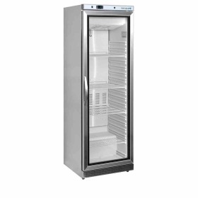 TEFCOLD - Congélateur vertical de vitrine inox ventilé 1 porte 340 L