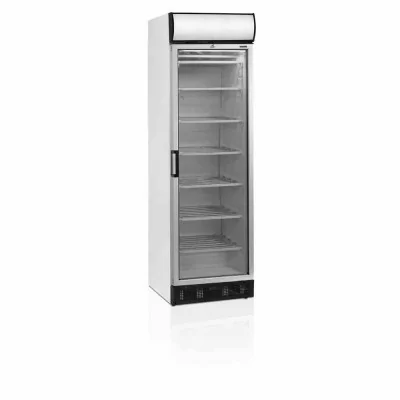 TEFCOLD - Congélateur vertical de vitrine 1 porte canopée lumineux 270 L