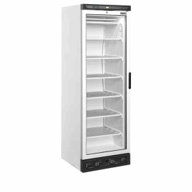 TEFCOLD - Armoire froide négative blanche à porte vitrée chauffée 270 L
