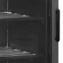 TEFCOLD - Armoire froide négative noire à porte vitrée chauffée 270 L
