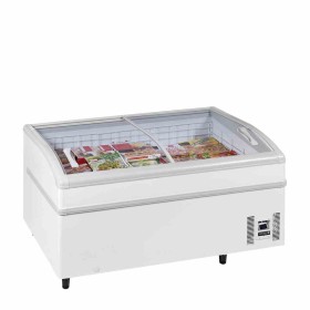 TEFCOLD - Réfrigérateur/congélateur de supermarché blanc 400 L