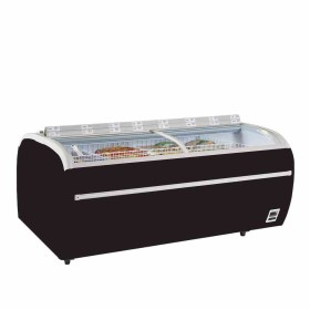 TEFCOLD - Congélateur libre-service de supermarché noir 1255 L