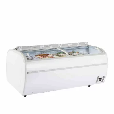 TEFCOLD - Congélateur libre-service de supermarché blanc 1255 L