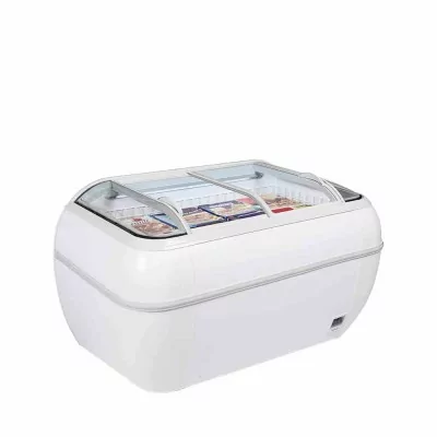 TEFCOLD - Congélateur libre-service de supermarché blanc 334 L