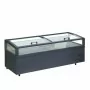 TEFCOLD - Vitrine de supermarché froid positif/négatif anthracite 860 L