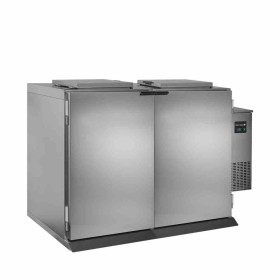 TEFCOLD - Poubelle réfrigérée inox 2 portes 240 L