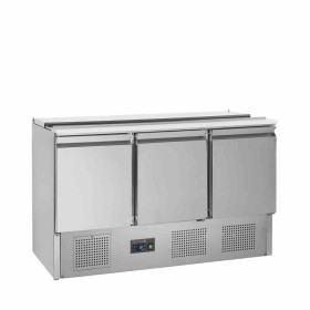 TEFCOLD - Saladette réfrigérée 3 portes GN1/1 368 L