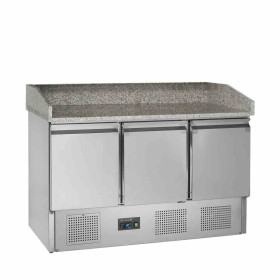 TEFCOLD - Comptoir à pizza 3 portes GN1/1 dessus granite 368 L