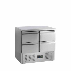 TEFCOLD - Table réfrigérée positive 4 tiroirs GN 1/1 230 L