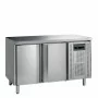 TEFCOLD - Refroidisseur de comptoir snack inox 2 portes 230 L