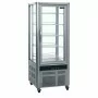 TEFCOLD - Vitrine 4 faces vitrées froid positif grise 425 L