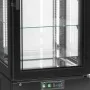 TEFCOLD - Vitrine 4 faces vitrées froid positif noire 248 L