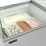 TEFCOLD - Vitrine à crème glacée couvercles plats et pare-haleine 165 L