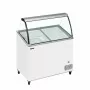 TEFCOLD - Vitrine à crème glacée couvercles inclinés et pare-haleine 230 L