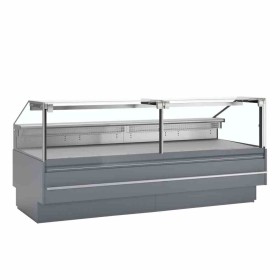 TEFCOLD - Vitrine de service plan de travail 900 mm grise 654 L