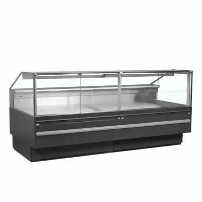 TEFCOLD - Vitrine de service ventilée pour traiteur grise 627 L