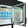 TEFCOLD - Congélateur/réfrigérateur mural noir basse conso 4 portes 650 L