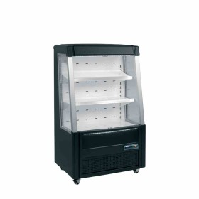 TEFCOLD - Vitrine réfrigérée ouverte basse en noir 2 tablettes 242 L