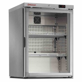 DIAMOND - Armoire ventilé porte vitrée 150 L acier inox