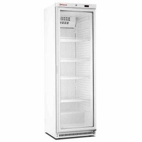 DIAMOND - Armoire frigorifique porte vitrée ventilée 400 L blanc