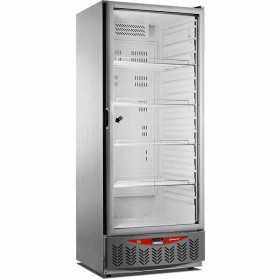 DIAMOND - Armoire ventilé 525 L porte vitrée GN 2/1 + 600x400 acier inox