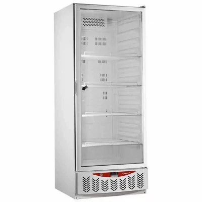 DIAMOND - Armoire ventilé porte vitrée 525 L GN2/1 + 600x400 blanc