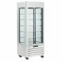 DIAMOND - Vitrine FULL vitrée 440 L 5 niveaux en verre ventilée ICE CREAM & PASTRY blanc