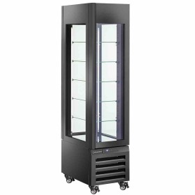 DIAMOND - Vitrine FULL vitrée 260 L 5 niveaux en verre ventilée PASTRY noir