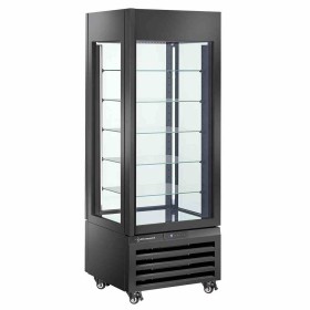 DIAMOND - Vitrine FULL vitrée 440 L 5 niveaux en verre ventilée CHOCOLATE noir