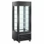 DIAMOND - Vitrine FULL vitrée 440 L 5 niveaux en verre ventilée CHOCOLATE noir