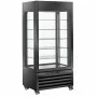 DIAMOND - Vitrine FULL vitrée 600 L 5 niveaux en verre ventilée CHOCOLATE noir