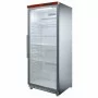 DIAMOND - Déclassé - Armoire frigorifique ventilée inox 1 porte vitrée 600 L