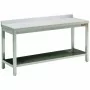 DIAMOND - Table inox adossée P. 600 mm L. 1200 mm