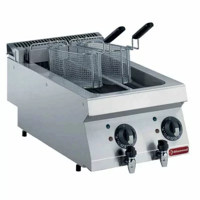 DIAMOND - Friteuse électrique 2 x 5 L TOP