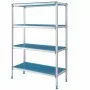 DIAMOND - Rayonnage linéaire en aluminium anodisé 4 niveaux Modular rack L. 4480 mm