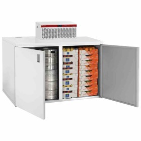 DIAMOND - Coffre de stockage 2 portes 1800 L avec groupe