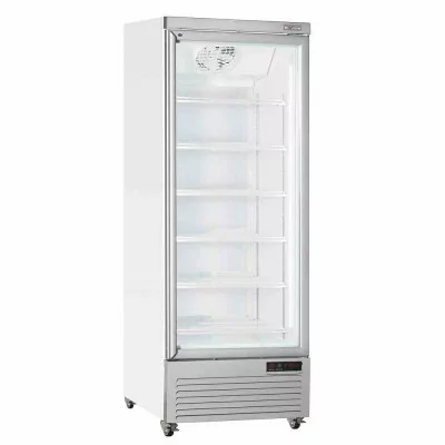 DIVERSO - Vitrine frigorifique verticale 1 porte 615 L blanche