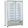 DIVERSO - Vitrine frigorifique verticale 2 portes 1085 L blanche