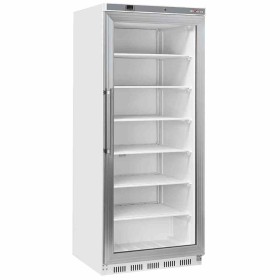 DIVERSO - Armoire congélateur porte vitrée statique 600 L blanc