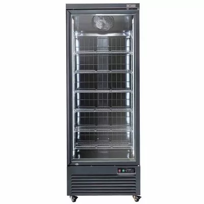 DIVERSO - Vitrine freezer verticale 560 L noire