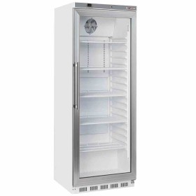 DIVERSO - Armoire frigorifique porte vitrée ventilée 400 L blanc