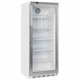 DIVERSO - Armoire frigorifique GN 2/1 porte vitrée ventilée 600 L blanc