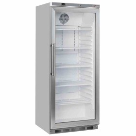 DIVERSO - Armoire frigorifique GN 2/1 porte vitrée ventilée 600 L acier inox