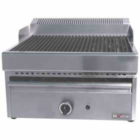 DIVERSO - Grill-vapeur gaz avec grille de cuisson en fonte Top L. 410 mm