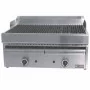 DIVERSO - Grill-vapeur gaz avec grille de cuisson en fonte Top L. 770 mm