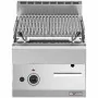 DIVERSO - Grill pierre de lave 1/2 module grille en fonte double face